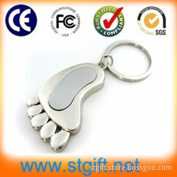 Men's Stainless Steel Foot Tag USB Pendrive From China
